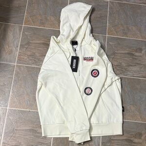 Hoodrich Men's Cream Hoodie Jacket